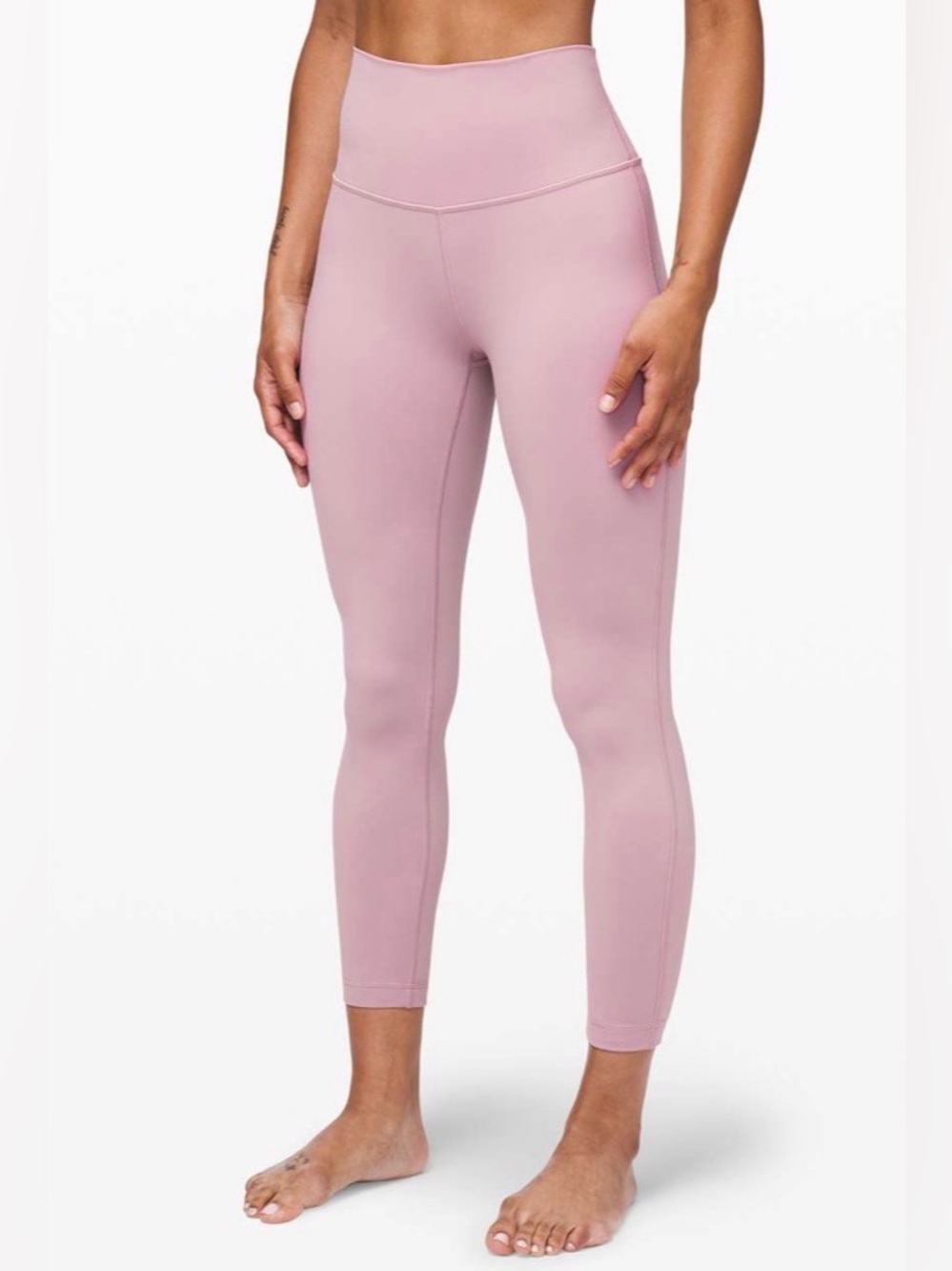 Lululemon Wunder Under High-Rise Tight 25" *Full-On Luxtreme- Smoky Blush/Size 8